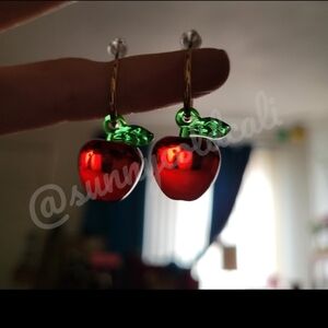 Red Apple Earrings